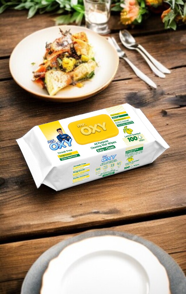 Wipes with Lemon Scent